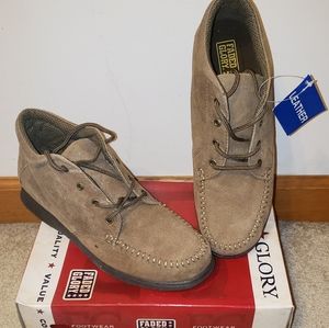 Womens Suede Leather Chukka Boots 11M